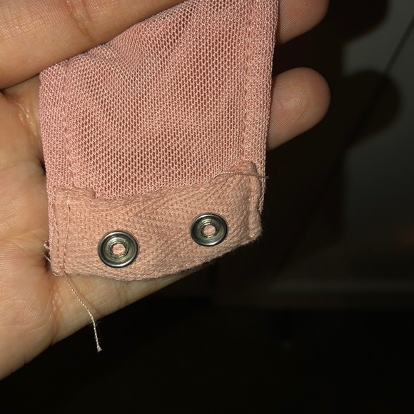 Forever21 pink Lace Mesh Bodysuit - Picture 4 of 5